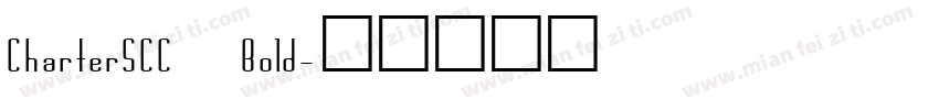 CharterSCC Bold字体转换